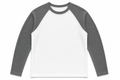 Raglan Waffleknit - Grey - Full sleeve
