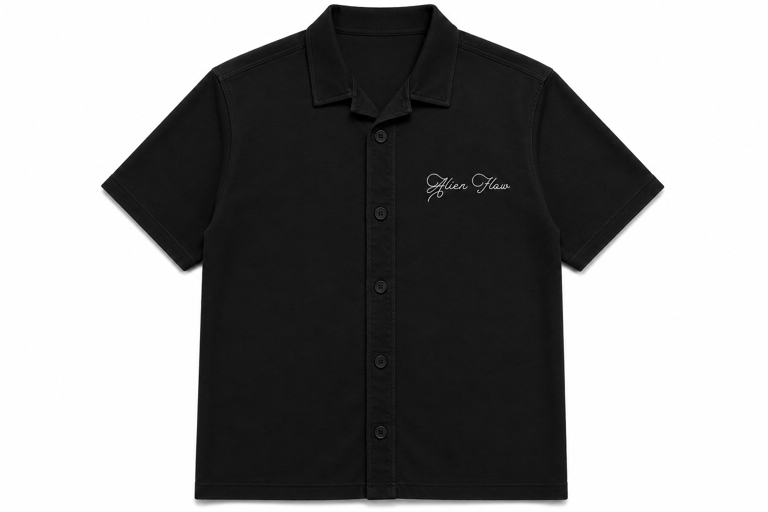 Black - Boxyfit shirt - 240gsm French Terry