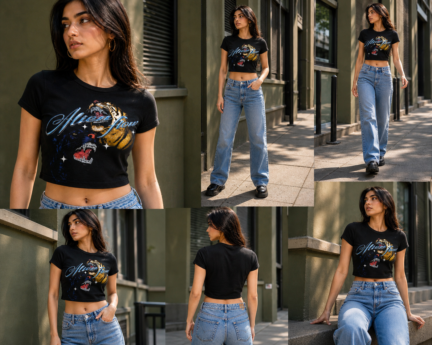AF Cats  - Baby tee/crop top