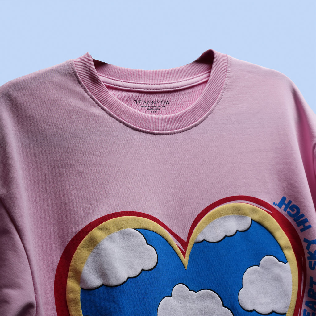 AF - Heart ❤️ Oversized Pink T-shirt (unisex)