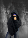 Balaclava Hoodie - Black (unisex)