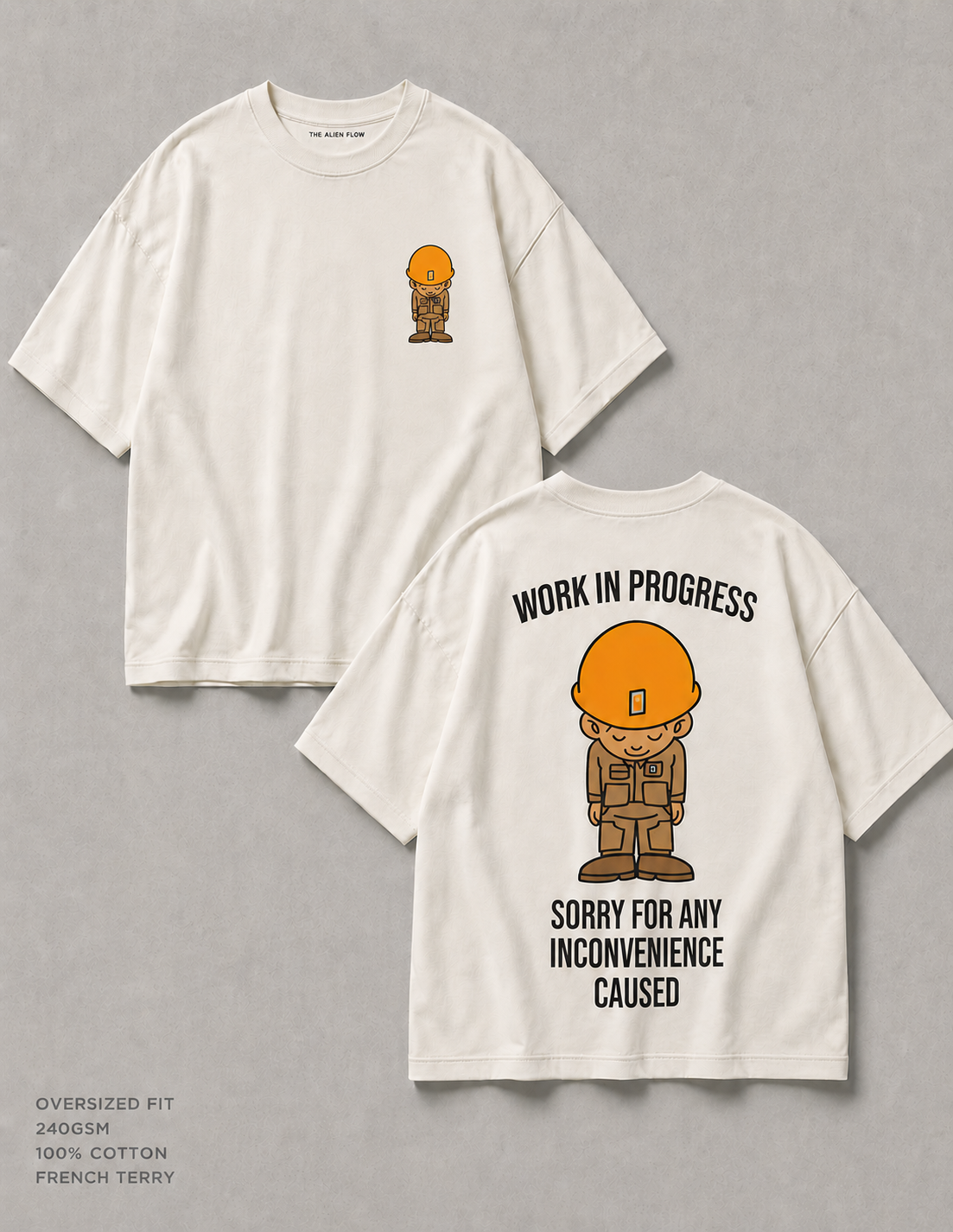 Work in progress (Virat Kohli) -OFF WHITE