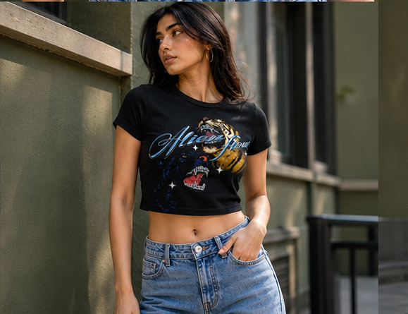 AF Cats  - Baby tee/crop top