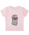 Baby Pink Baby Tee Front Design