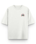 Off White Oversized T-shirt Front Design