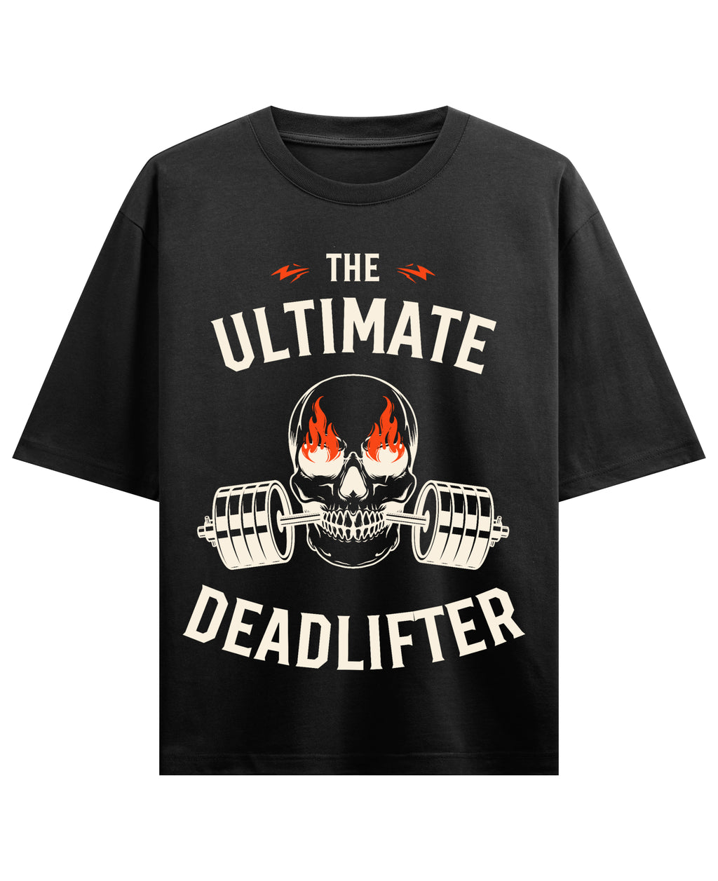 Black Oversized T-shirt Front Design