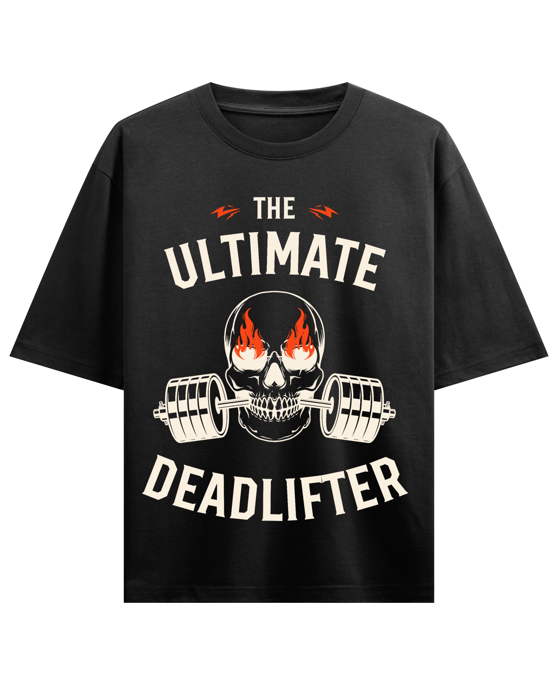 Black Oversized T-shirt Front Design