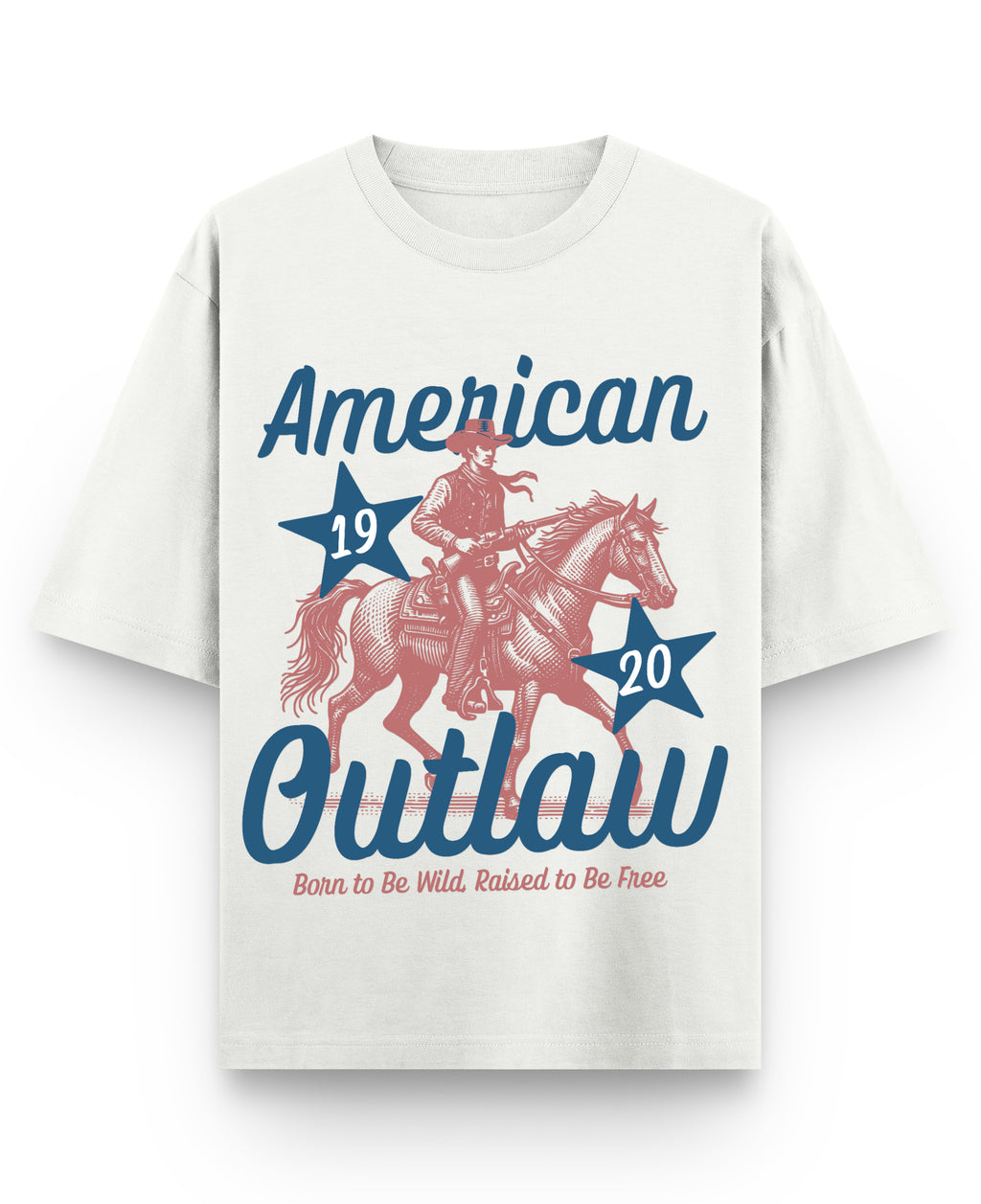 Off White Oversized T-shirt Front Design