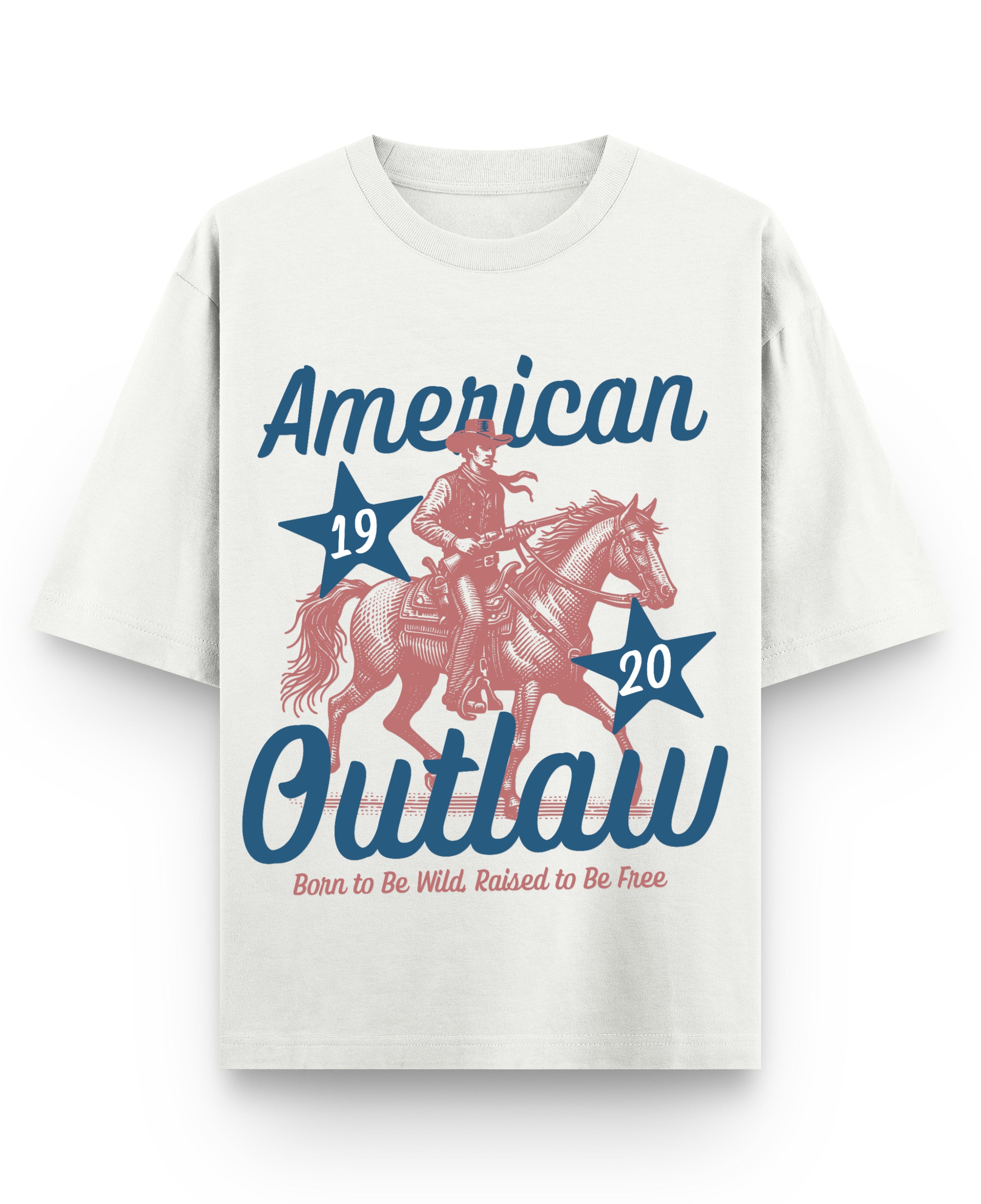 Off White Oversized T-shirt Front Design