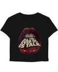 Black Baby Tee Front Design