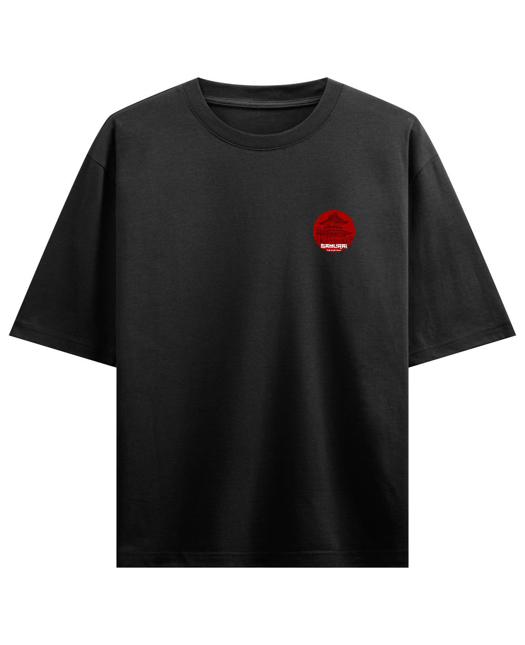 Black Oversized T-shirt Front Design