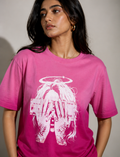 AF - Money - Pink ombre wash Boxy fit tshirt